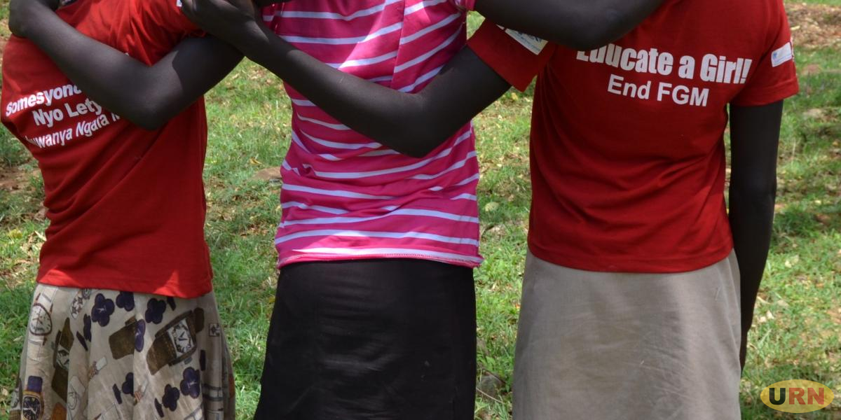 Some of the grils who have fled their parents’ homes in Amudat