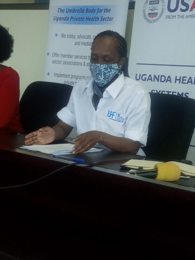 Grace Kiwanuka Ssali, the Executive Director Uganda Healthcare Federation
