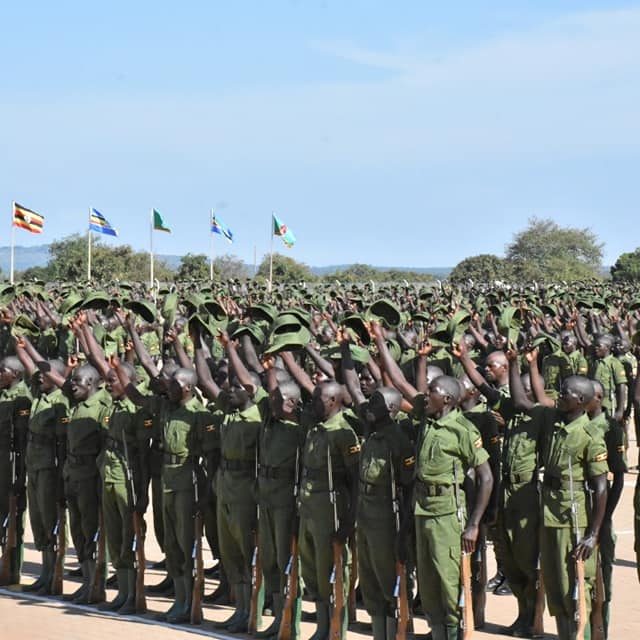 LDU on passout day at Kaweweta in Nakaseke-courtsey