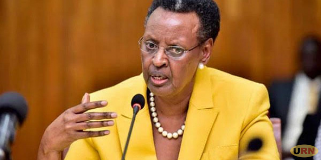 The Minister of Education and Sports, Janet Kataha Museveni