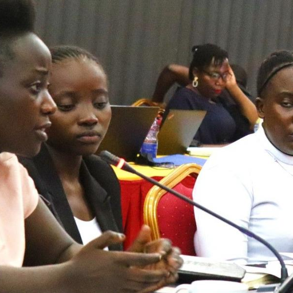 Lillian Kihumuru (L) has lived for 25 years defying the odds of HIV and AIDS stigama and discrimination. Photo by Dominic Ochola