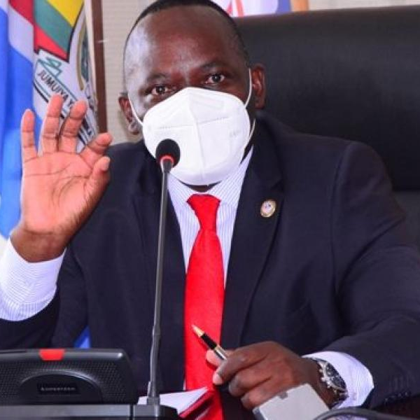 Leader of opposition Mathias Mpuga